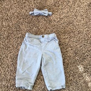 Easter pants and bow tie